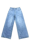 Men's 15 oz Baggy Wide-Leg Blue Jeans